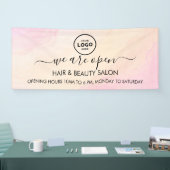 Business Logo Modern Professional 6'-banner Spandoek (Beurs)