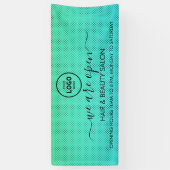 Business Logo Modern Professional 6'-banner Spandoek (Verticaal)