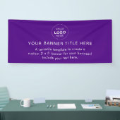 Business Logo Modern Professional 6'-banner Spandoek (Beurs)