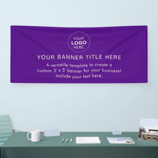 Business Logo Modern Professional 6'-banner Spandoek (Beurs)