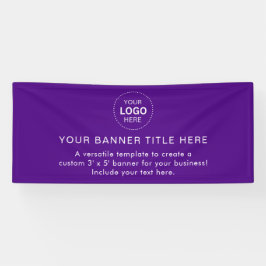 Business Logo Modern Professional 6'-banner Spandoek