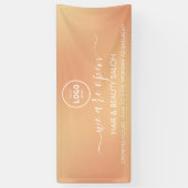 Business Logo Modern Professional 6'-banner Spandoek (Verticaal)