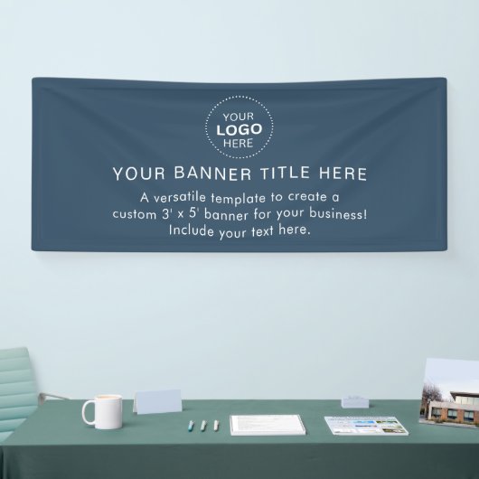 Business Logo Modern Professional 6'-banner Spandoek (Beurs)