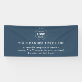 Business Logo Modern Professional 6'-banner Spandoek