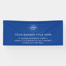 Business Logo Modern Professional 6'-banner Spandoek