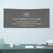 Business Logo Modern Professional 6'-banner Spandoek (Beurs)