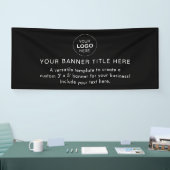Business Logo Modern Professional 6'-banner Spandoek (Beurs)