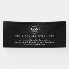 Business Logo Modern Professional 6'-banner Spandoek