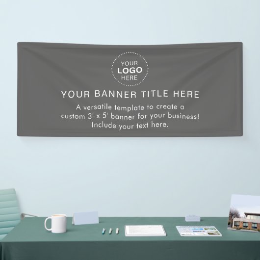 Business Logo Modern Professional 6'-banner Spandoek (Beurs)