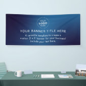 Business Logo Modern Professional 6'-banner Spandoek (Beurs)