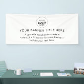 Business Logo Modern Professional 6'-banner Spandoek (Beurs)