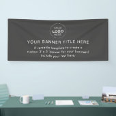 Business Logo Modern Professional 6'-banner Spandoek (Beurs)