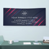 Business Logo Modern Professional 6'-banner Spandoek (Beurs)