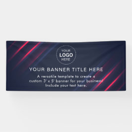 Business Logo Modern Professional 6'-banner Spandoek