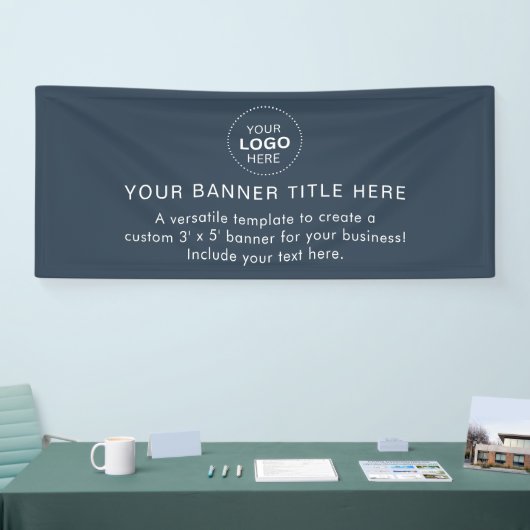 Business Logo Modern Professional 6'-banner Spandoek (Beurs)