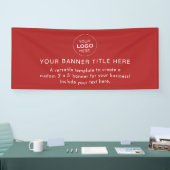 Business Logo Modern Professional 6'-banner Spandoek (Beurs)
