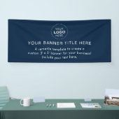 Business Logo Modern Professional 6'-banner Spandoek (Beurs)