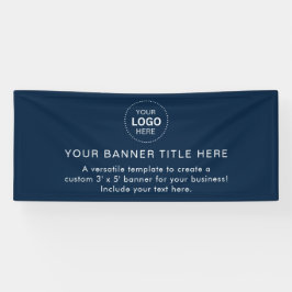 Business Logo Modern Professional 6'-banner Spandoek