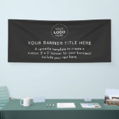 Business Logo Modern Professional 6'-banner Spandoek (Beurs)