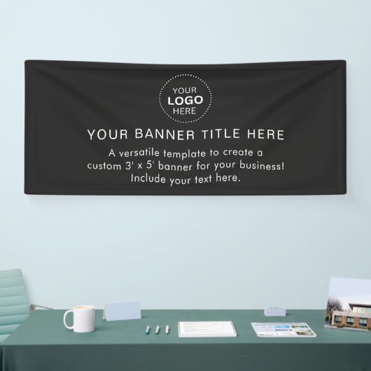 Business Logo Modern Professional 6'-banner Spandoek (Beurs)