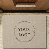 Business Logo Modern Promotional Branded Deurmat