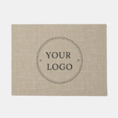 Business Logo Modern Promotional Branded Deurmat (Voorkant)