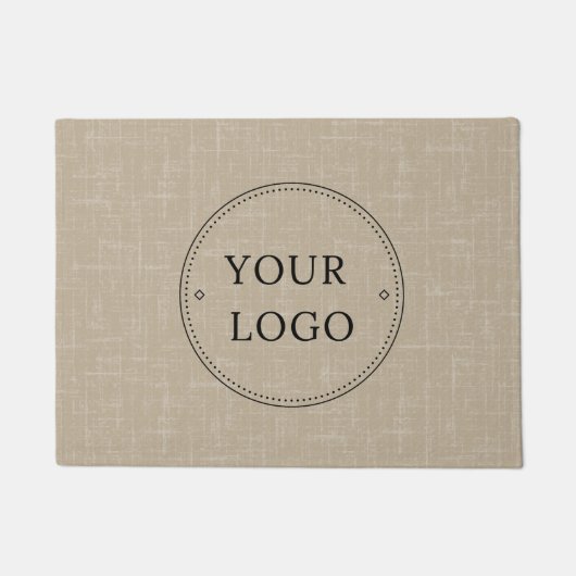 Business Logo Modern Promotional Branded Deurmat (Voorkant)
