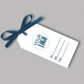 Business Logo Modern QR Code Prijs Label Cadeaulabel