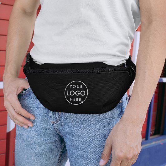 Business Logo Modern Stijlvol Trendy Zwart Heuptasje