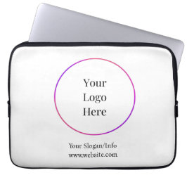 Business Logo Moderne Sjablonen Laptop Sleeve