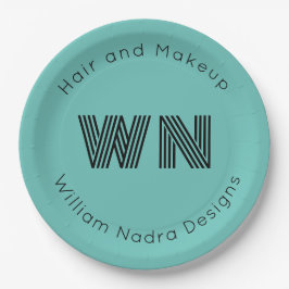 Business Logo Monogram Papieren Bord – Aangepaste 