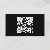 Business Logo Monogram Scannable Website Visitekaartje (Achterkant)