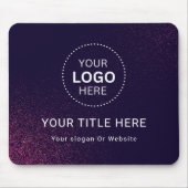 Business Logo Mousepad Muismat (Voorkant)