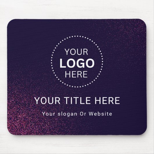 Business Logo Mousepad Muismat (Voorkant)