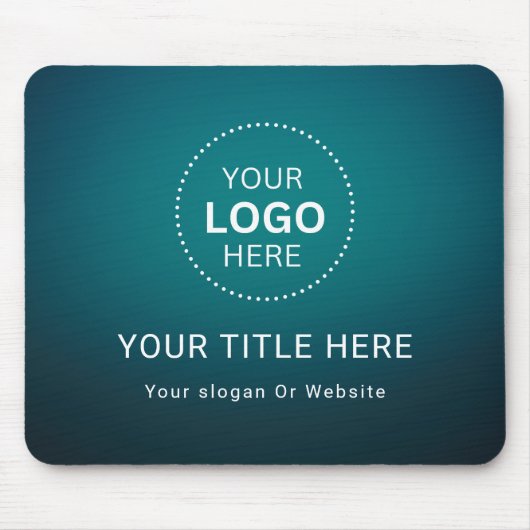 Business Logo Mousepad Muismat (Voorkant)