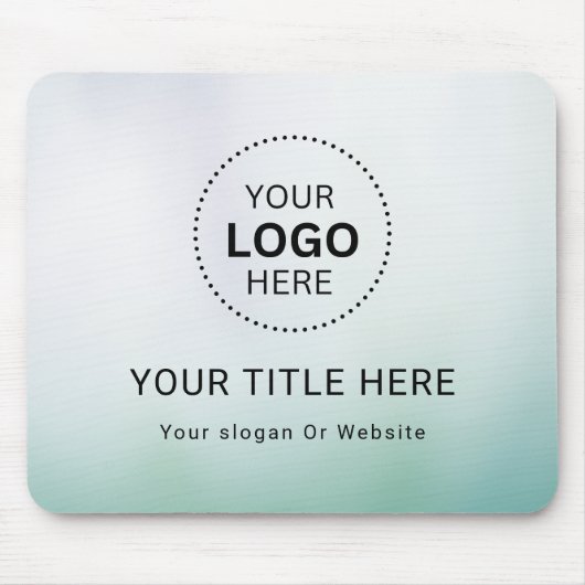 Business Logo Mousepad Muismat (Voorkant)