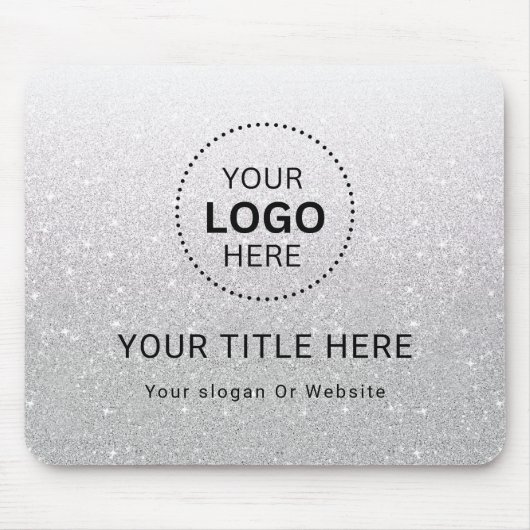 Business Logo Mousepad Muismat (Voorkant)