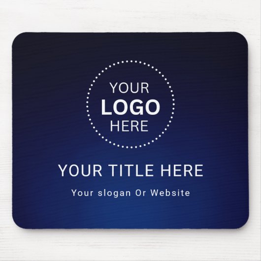 Business Logo Mousepad Muismat (Voorkant)