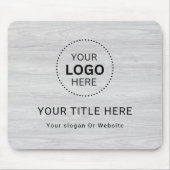 Business Logo Mousepad Muismat (Voorkant)