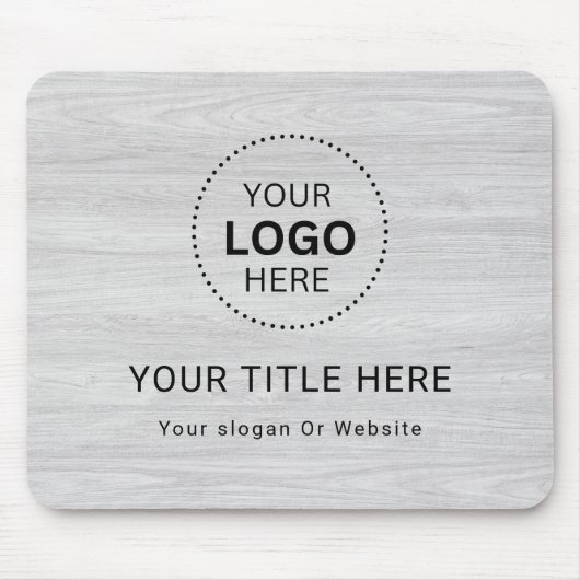 Business Logo Mousepad Muismat (Voorkant)