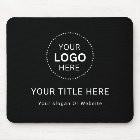 Business Logo Mousepad Muismat (Voorkant)