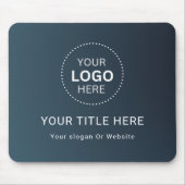 Business Logo Mousepad Muismat (Voorkant)