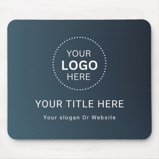 Business Logo Mousepad Muismat (Voorkant)