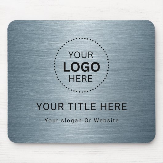 Business Logo Mousepad Muismat (Voorkant)