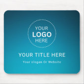 Business Logo Mousepad Muismat (Voorkant)