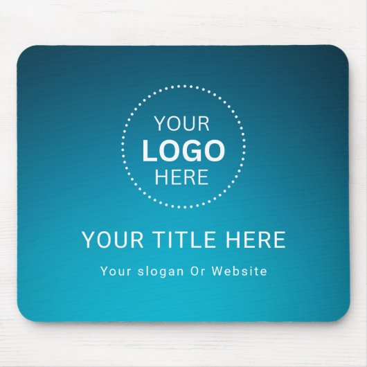 Business Logo Mousepad Muismat (Voorkant)