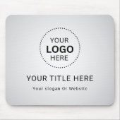 Business Logo Mousepad Muismat (Voorkant)