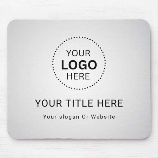 Business Logo Mousepad Muismat (Voorkant)