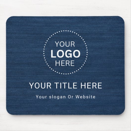 Business Logo Mousepad Muismat (Voorkant)