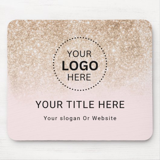 Business Logo Mousepad Muismat (Voorkant)